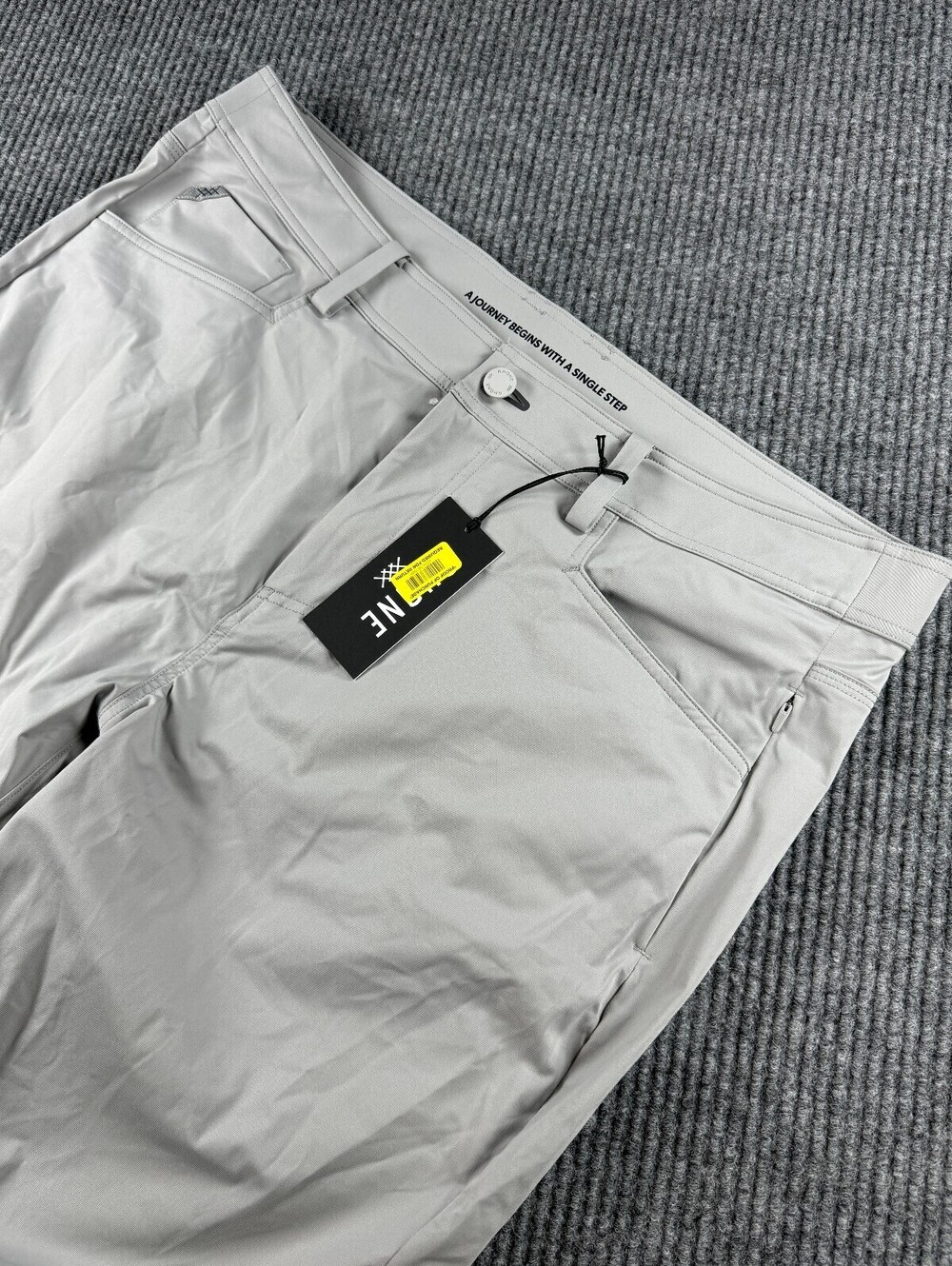 NWT Rhone Commuter Flyweight 5-pocket Pants Mens 40x34 Slim Straight Light Gray